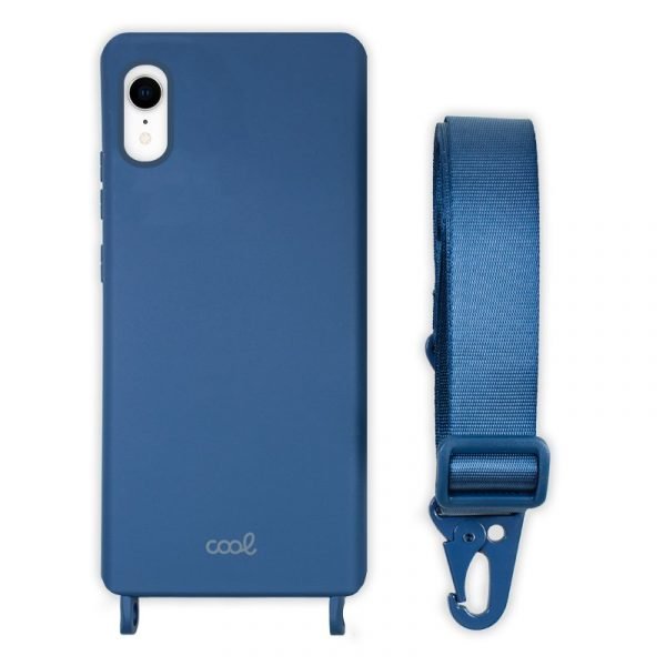 carcasa iphone xr cinta azul 1