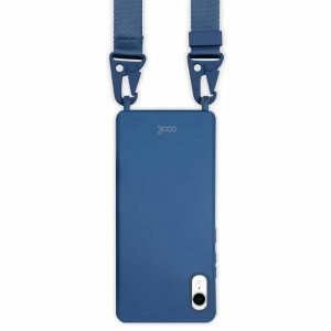 carcasa iphone xr cinta azul 2