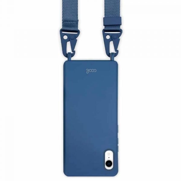 carcasa iphone xr cinta azul 2