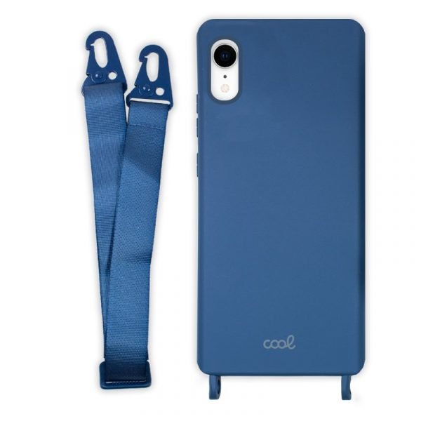 carcasa iphone xr cinta azul 4