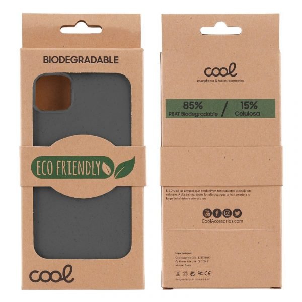 carcasa iphone 13 mini eco biodegradable gris 2