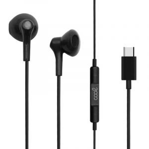 auriculares boton cool stereo tipo c con micro digital negro 2