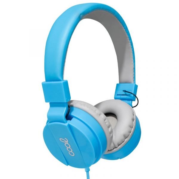 auriculares cascos jack 35 mm cool toronto con micro azul