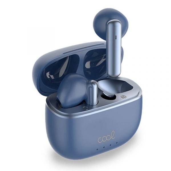 auriculares stereo bluetooth dual pod earbuds cool gen azul