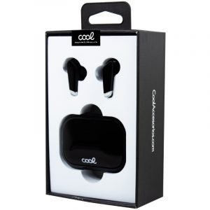 auriculares stereo bluetooth dual pod earbuds cool urban lcd negro 1