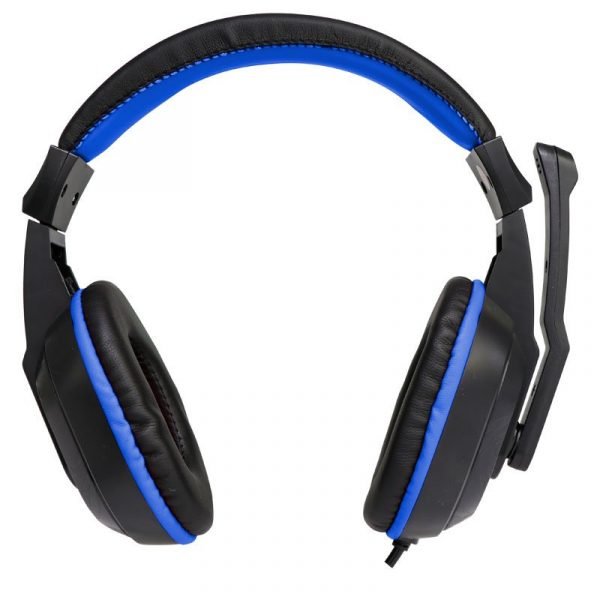 auriculares stereo oficina cool dublin con micro negro azul 2