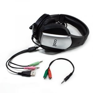 auriculares stereo pc ps4 ps5 xbox gaming cool bremen iluminacion adapt audio 1