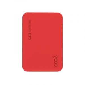 bateria externa power bank 5000 mah cool leather rojo 2