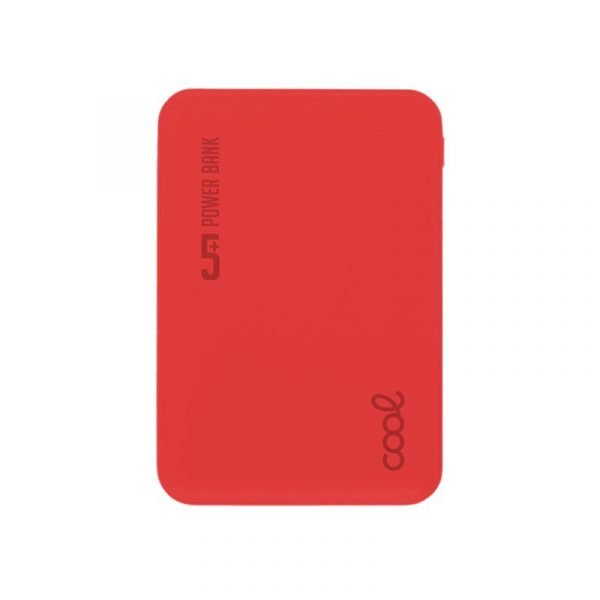 bateria externa power bank 5000 mah cool leather rojo 2