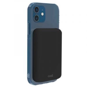 bateria externa universal magnetica power bank qi 5000 mah cool negro 2