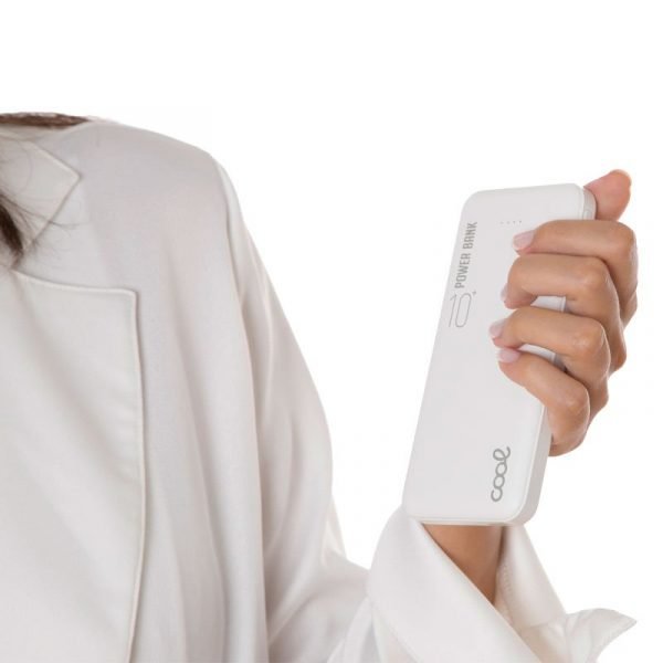 bateria externa universal power bank 10000 mah 2 x usb 21a cool leather blanco 2
