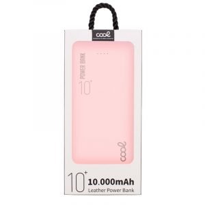 bateria externa universal power bank 10000 mah 2 x usb 21a cool leather rosa 2