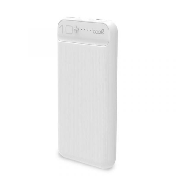 bateria externa universal power bank 10000 mah 2 x usb 2a cool boston blanco