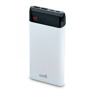 bateria externa universal power bank 10000 mah 2 x usb 2a cool waves blanco 1