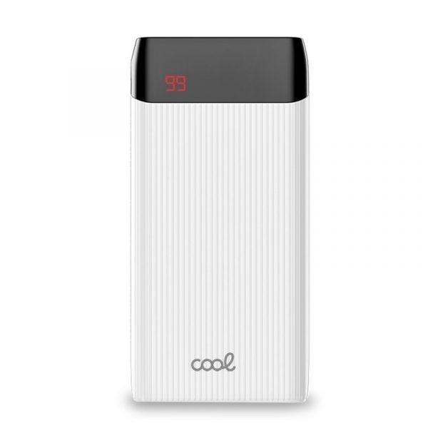 bateria externa universal power bank 10000 mah 2 x usb 2a cool waves blanco