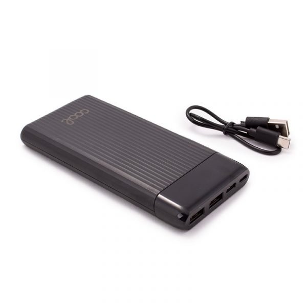 bateria externa universal power bank 10000 mah 2 x usb 2a cool waves negro 2