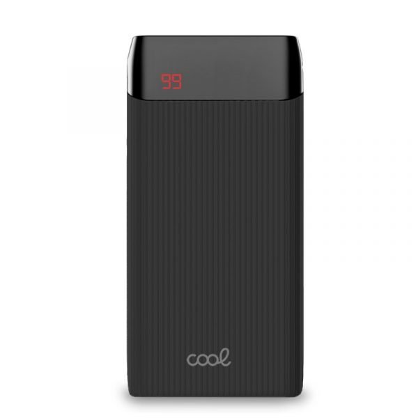 bateria externa universal power bank 10000 mah 2 x usb 2a cool waves negro