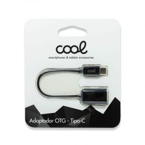 cable entrada usb otg tipo c universal cool negro 1