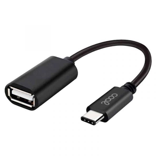 cable entrada usb otg tipo c universal cool negro