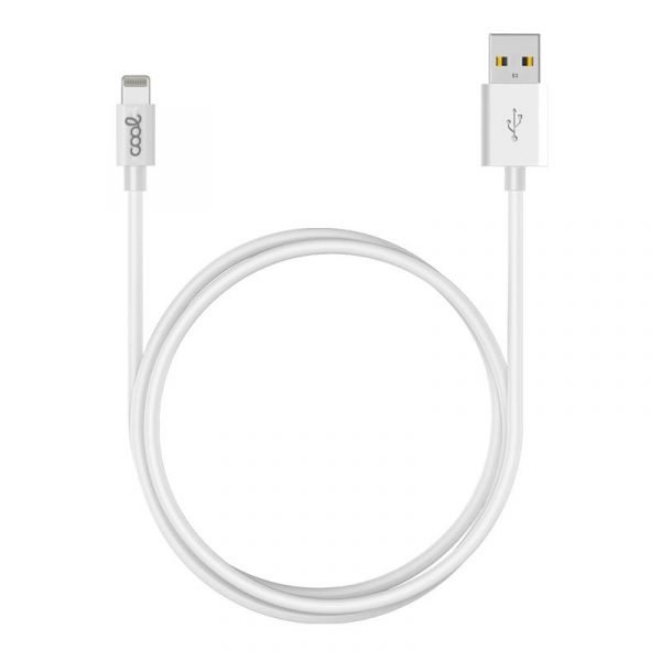 cable usb compatible cool lightning para iphone ipad 3 metros blanco 2