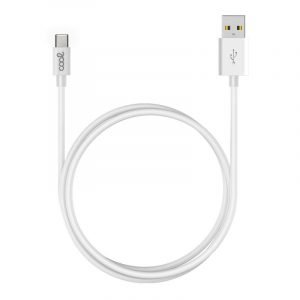 cable usb compatible cool universal tipo c 3 metros blanco 24 amp 2