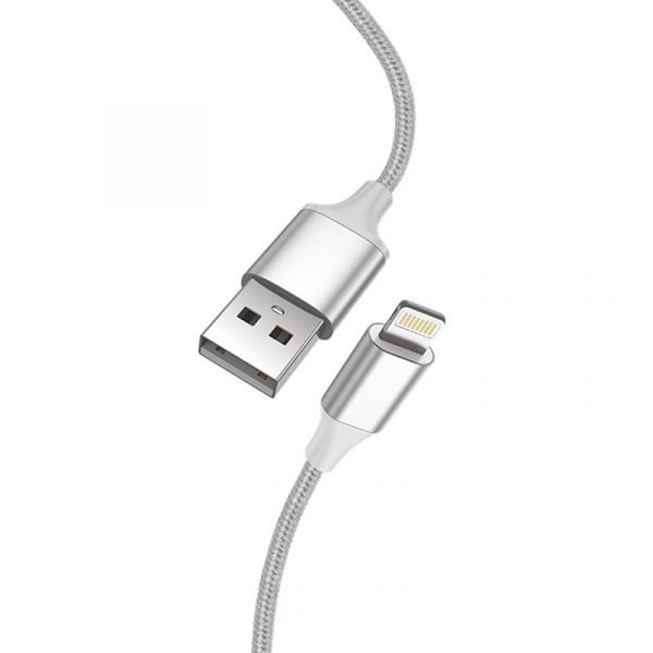 cable usb cool nylon universal lightning para iphone ipad 12 metros 1