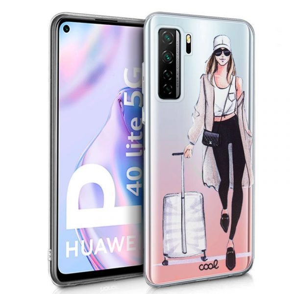 carcasa cool para huawei p40 lite 5g clear girl