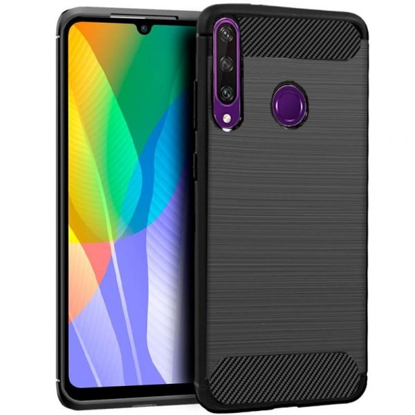 carcasa cool para huawei y6p carbon negro