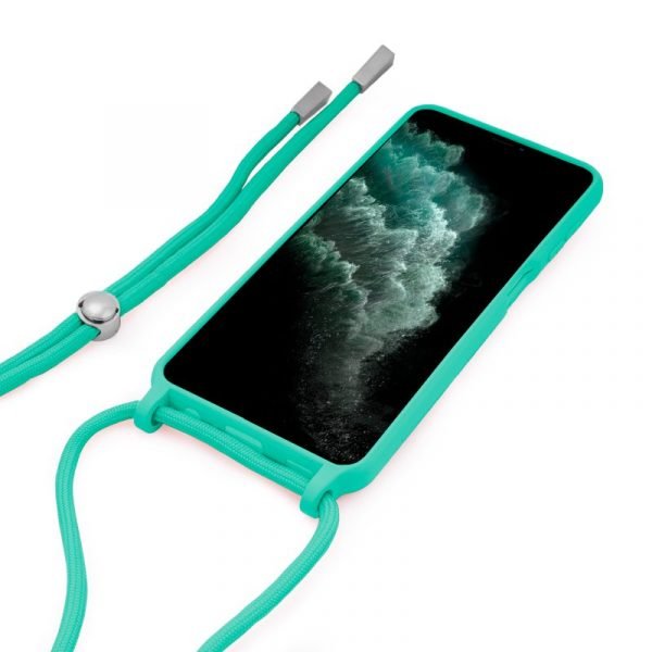 carcasa cool para iphone 11 pro max cordon liso mint 1