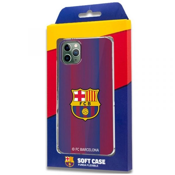 carcasa cool para iphone 11 pro max licencia futbol fc barcelona