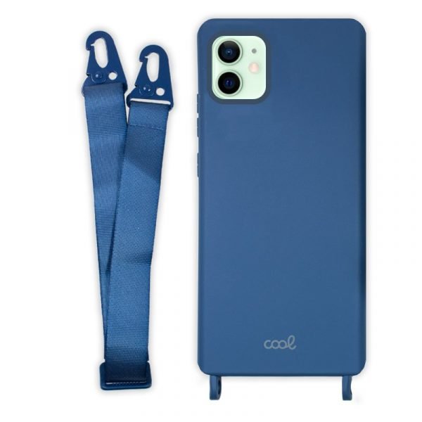 carcasa cool para iphone 12 12 pro cinta azul