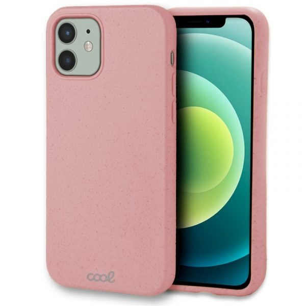 carcasa cool para iphone 12 12 pro eco biodegradable rosa