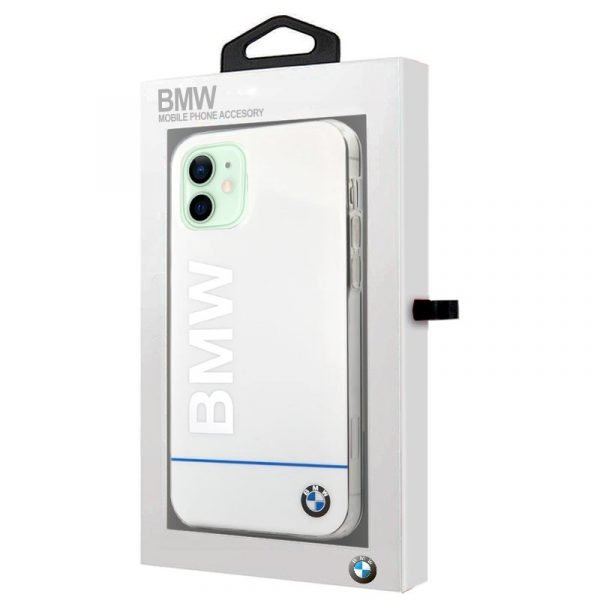 carcasa cool para iphone 12 12 pro licencia bmw blanco