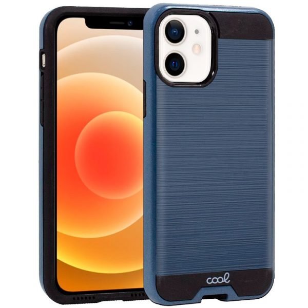 carcasa cool para iphone 12 mini aluminio azul