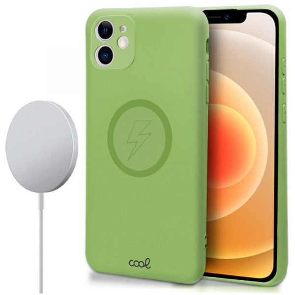 carcasa cool para iphone 12 mini magnetica cover pistacho