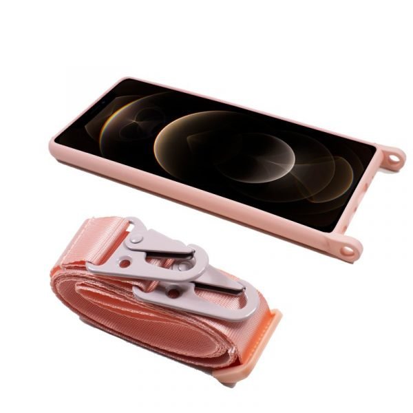 carcasa cool para iphone 12 pro max cinta rosa 2