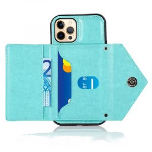 carcasa cool para iphone 12 pro max colgante wallet mint 2