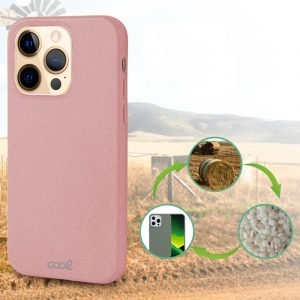 carcasa cool para iphone 12 pro max eco biodegradable rosa 1