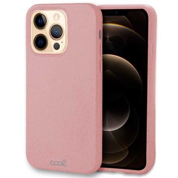 carcasa cool para iphone 12 pro max eco biodegradable rosa