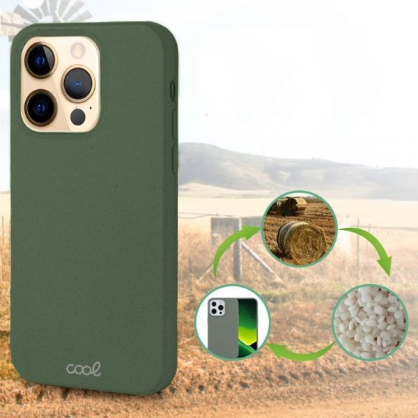 carcasa cool para iphone 12 pro max eco biodegradable verde 2