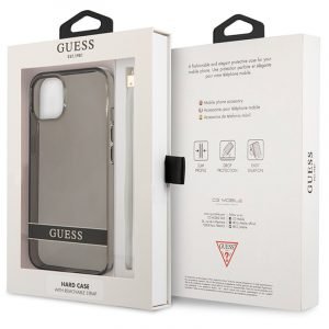 carcasa cool para iphone 13 licencia guess negro colgante gris 1