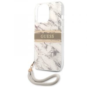 carcasa cool para iphone 13 mini licencia guess marmol colgante 2