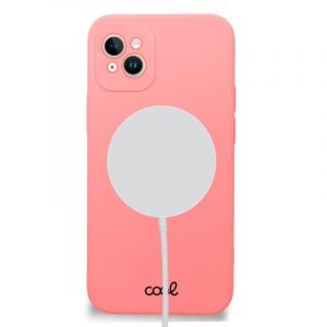 carcasa cool para iphone 14 plus magnetica cover rosa 1