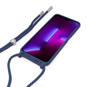 carcasa cool para iphone 14 pro cordon liso marino 1