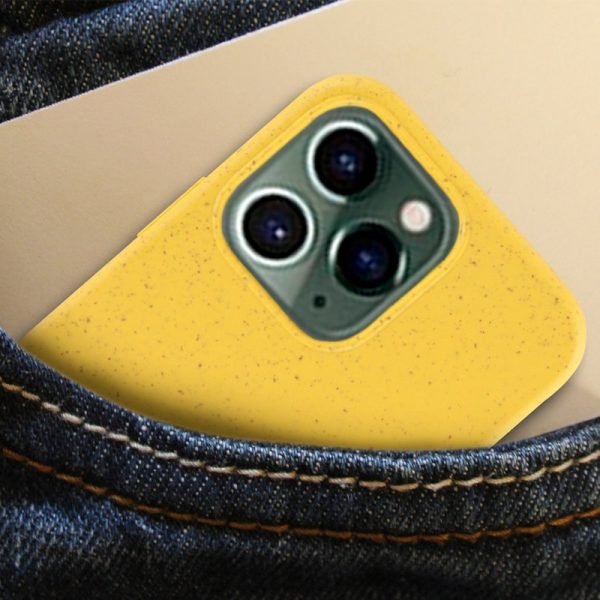 carcasa cool para iphone 14 pro eco biodegradable amarillo 2