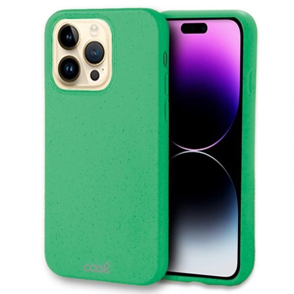 carcasa cool para iphone 14 pro max eco biodegradable mint