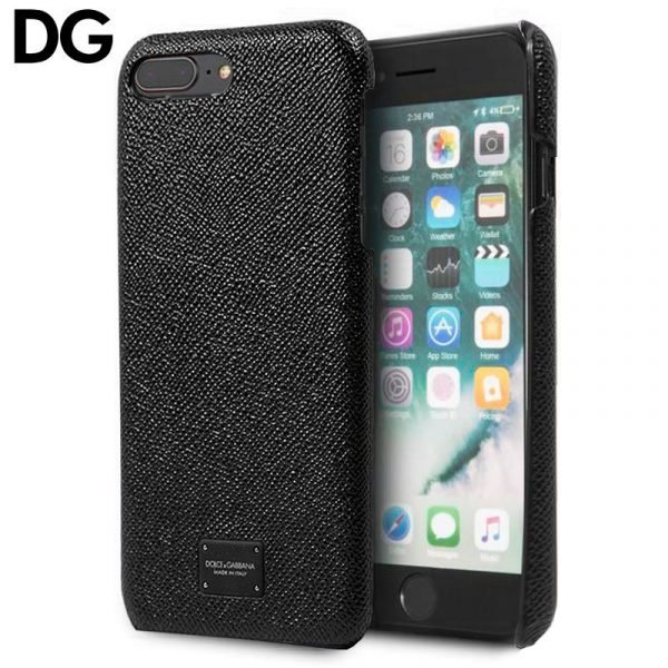 carcasa cool para iphone 7 plus iphone 8 plus licencia dolce gabbana relieve negro