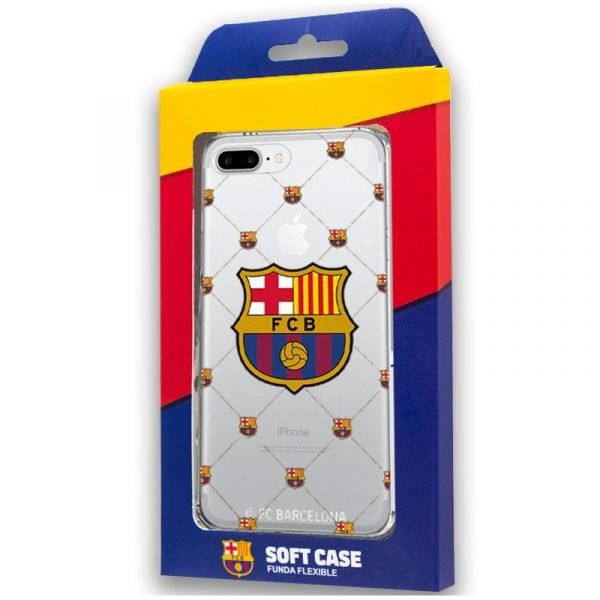 carcasa cool para iphone 7 plus iphone 8 plus licencia futbol fc barcelona