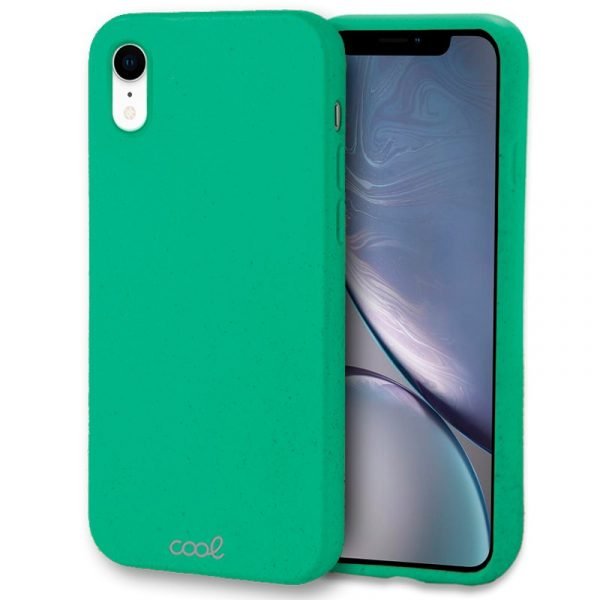 carcasa cool para iphone xr eco biodegradable mint