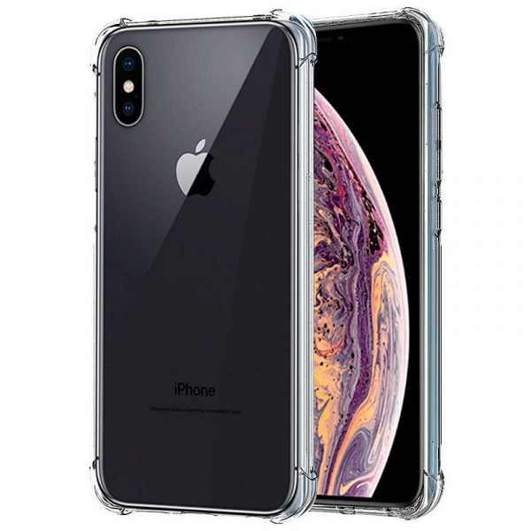 carcasa cool para iphone xs max antishock transparente